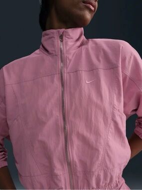 Nike Sportswear Everything Woven Oversized Repel UV Protection Pink Jacket Sz M